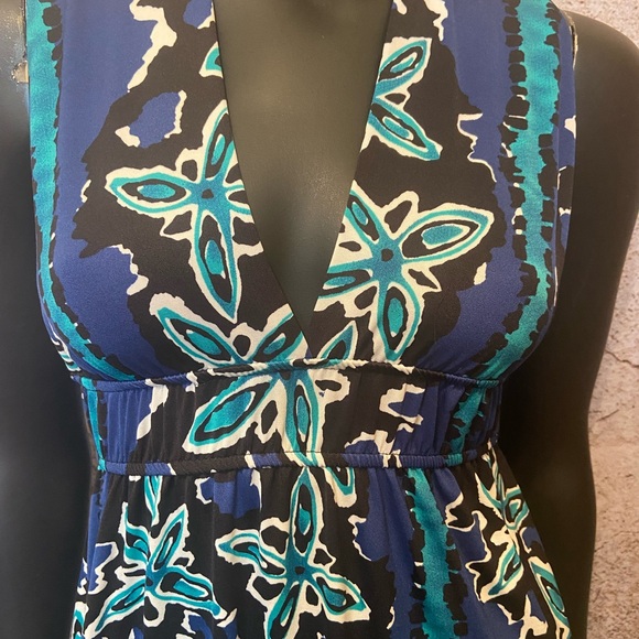 Necessary Objects Teal/Blue Maxi Dress - Picture 4 of 8